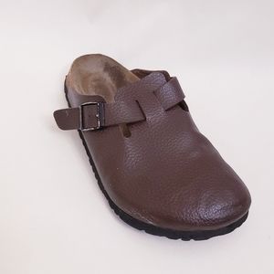 Birkenstock Brown Boston Slip On, Sz 39
